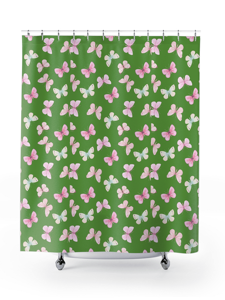 Spring Butterfly Shower Curtain product image (3)