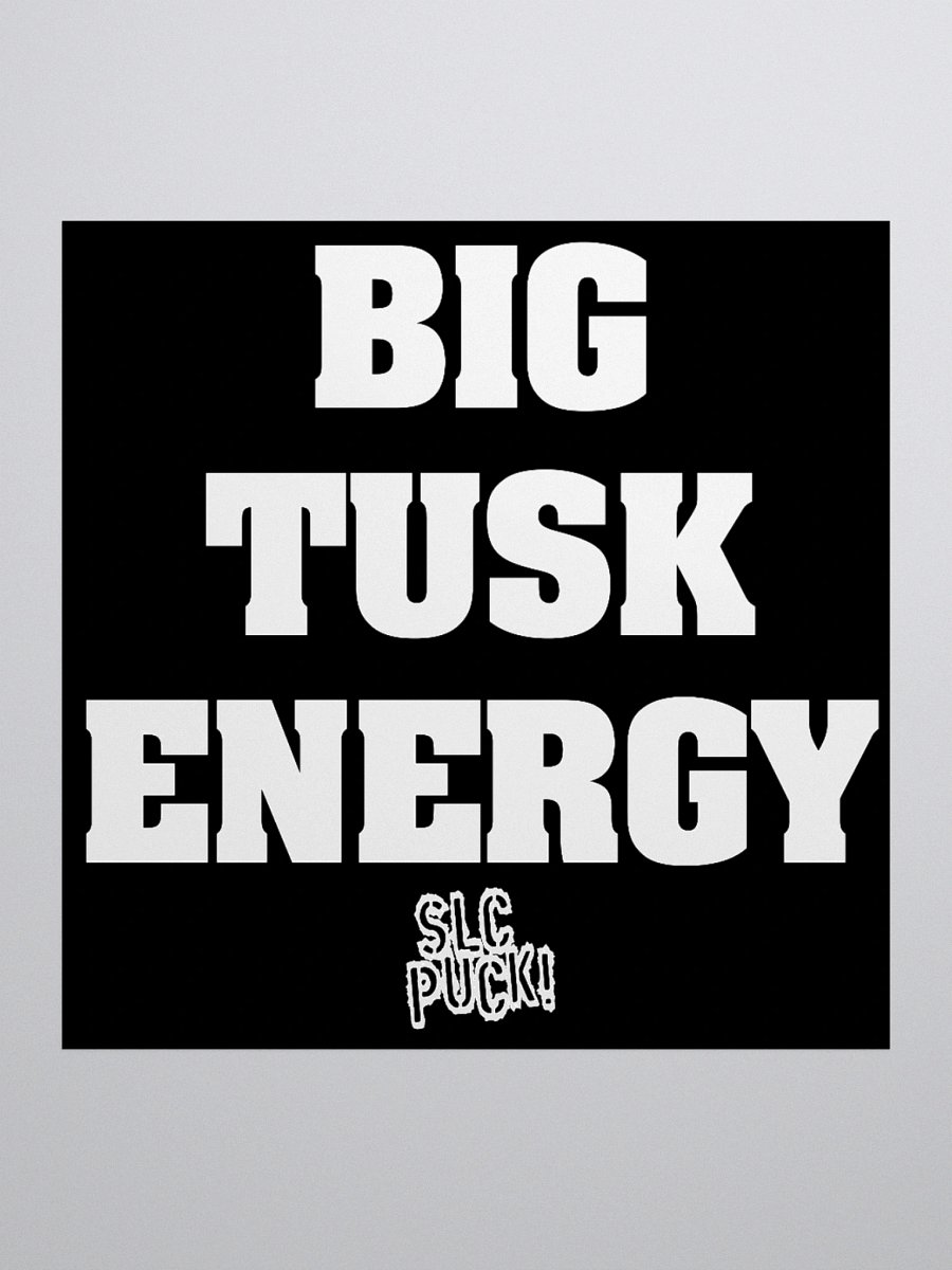 Big Tusk Energy Sticker product image (1)