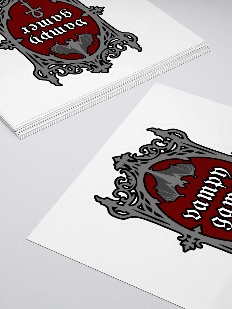 Vampy Gamer Gothic Sticker product image (4)