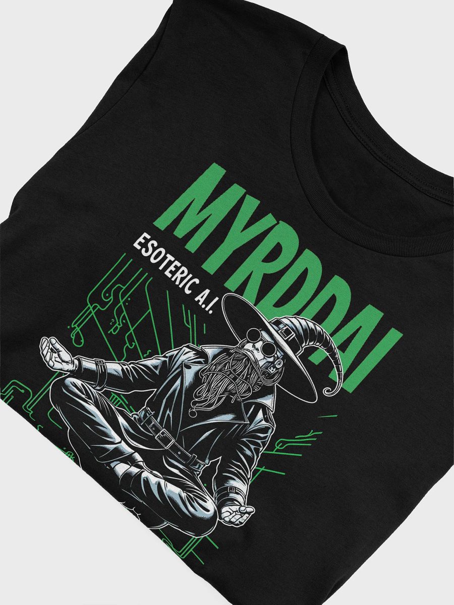 MYRDDAI: 90s Retro Cyberpunk Style with Back Logo - Iconic T-Shirt product image (5)