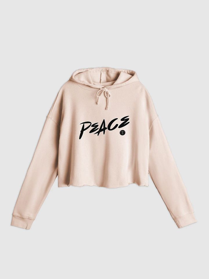 Peace - Keep It Simple - Independent Trading Co. Women’s Lightweight Cropped Hoodie product image (1)