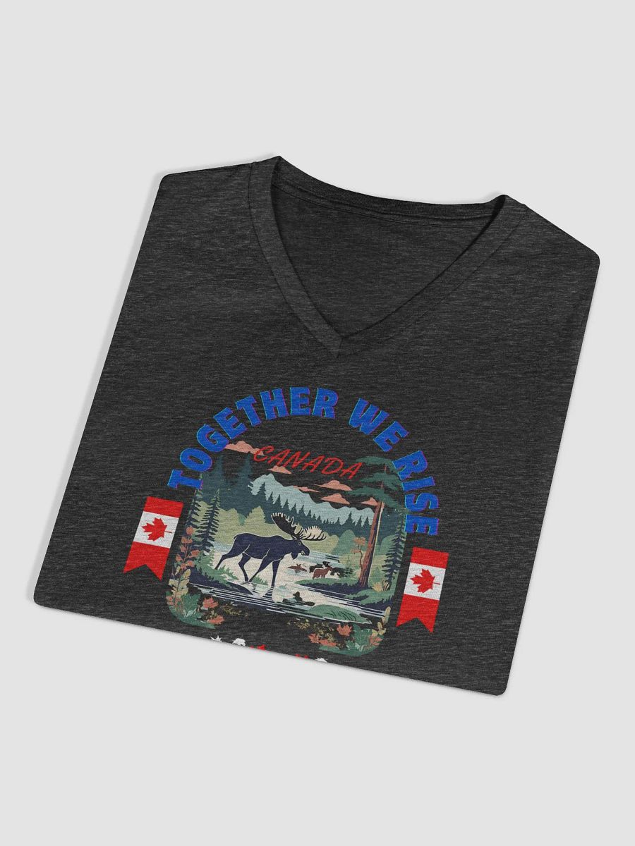 Canadian Moose Forest V-Neck Tee product image (3)