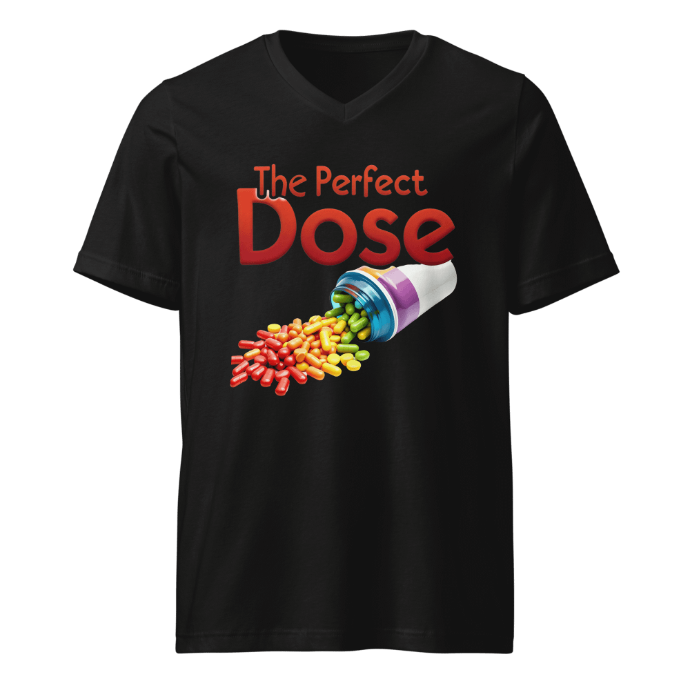 The Perfect Dose Unisex V-Neck Tee product image (1)