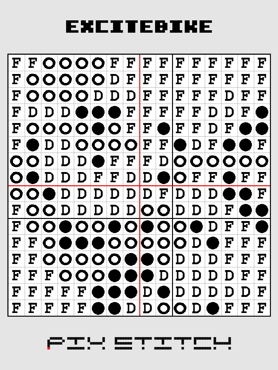 Excitebike Pixel Art product image (3)