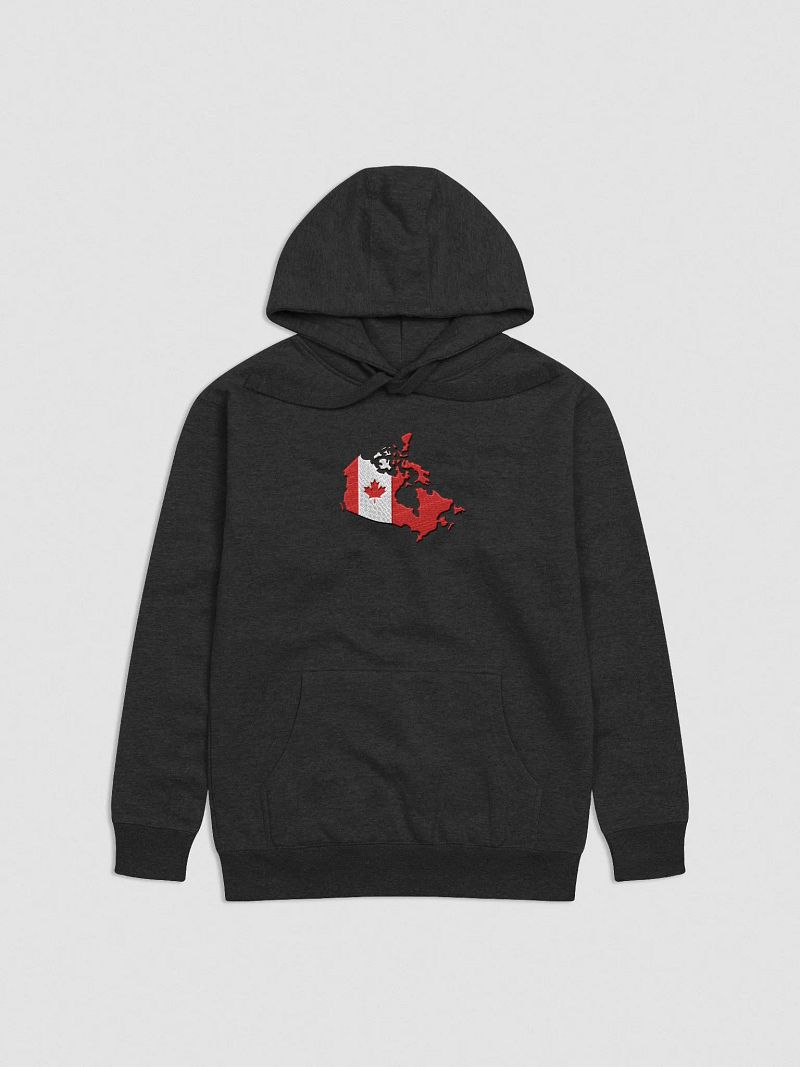 Embroidered Canada map hoodie