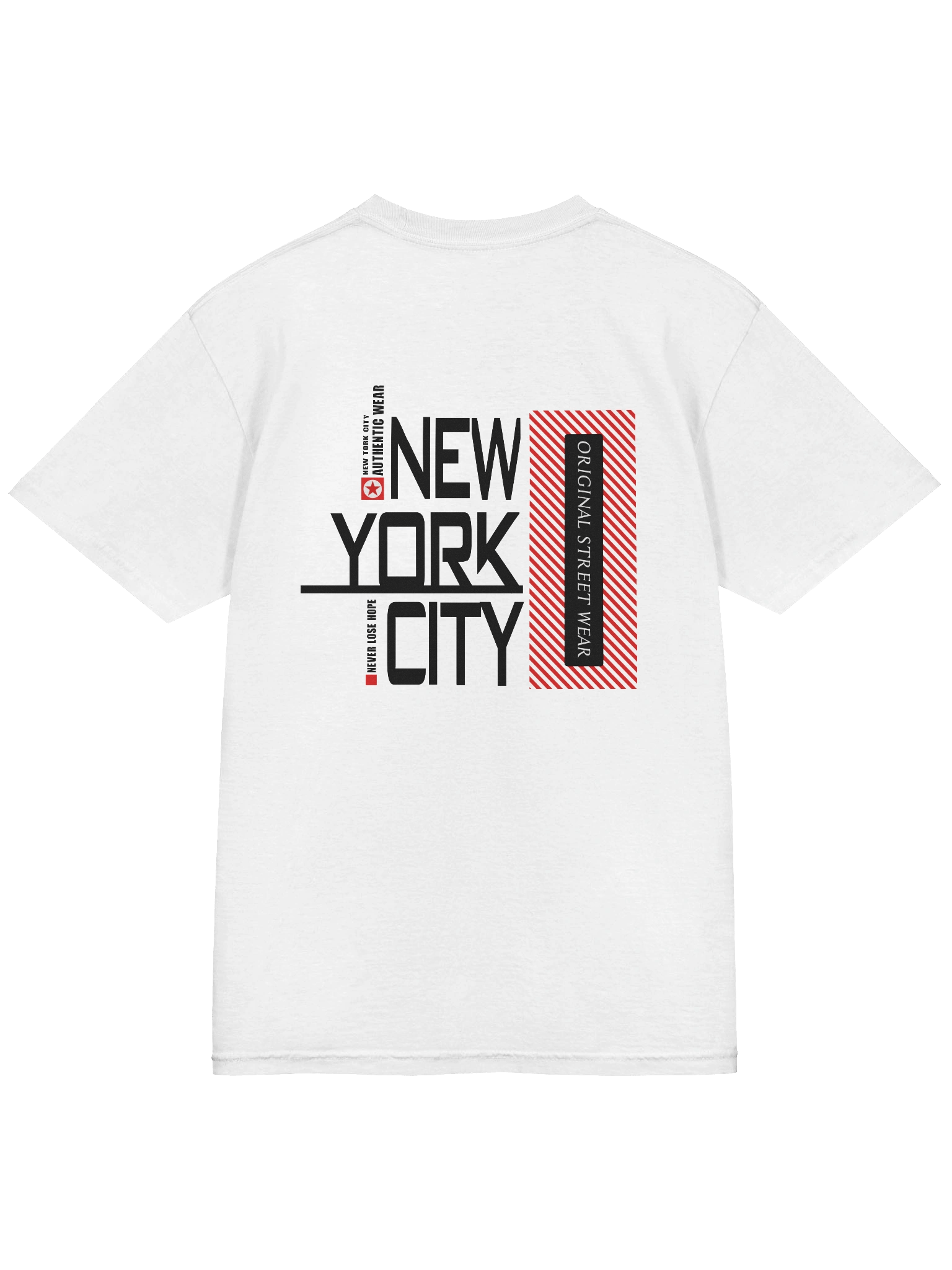 NEW YORK CITY Streetwear T-Shirt – Urban Bold Graphic Design product image (4)