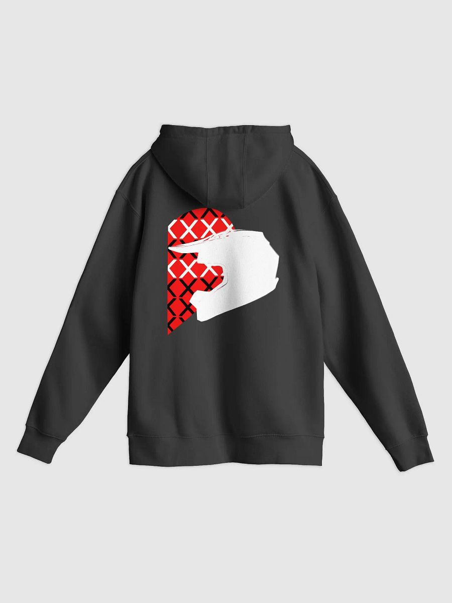 Valentine Matching Off-Road Helmet Heart Hoodie (White-Right) product image (2)