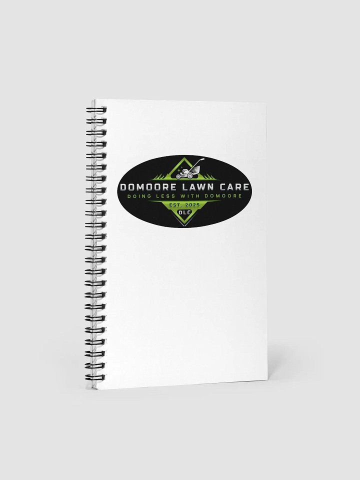 DoMoore Lawn Care Spiral Notebook product image (1)