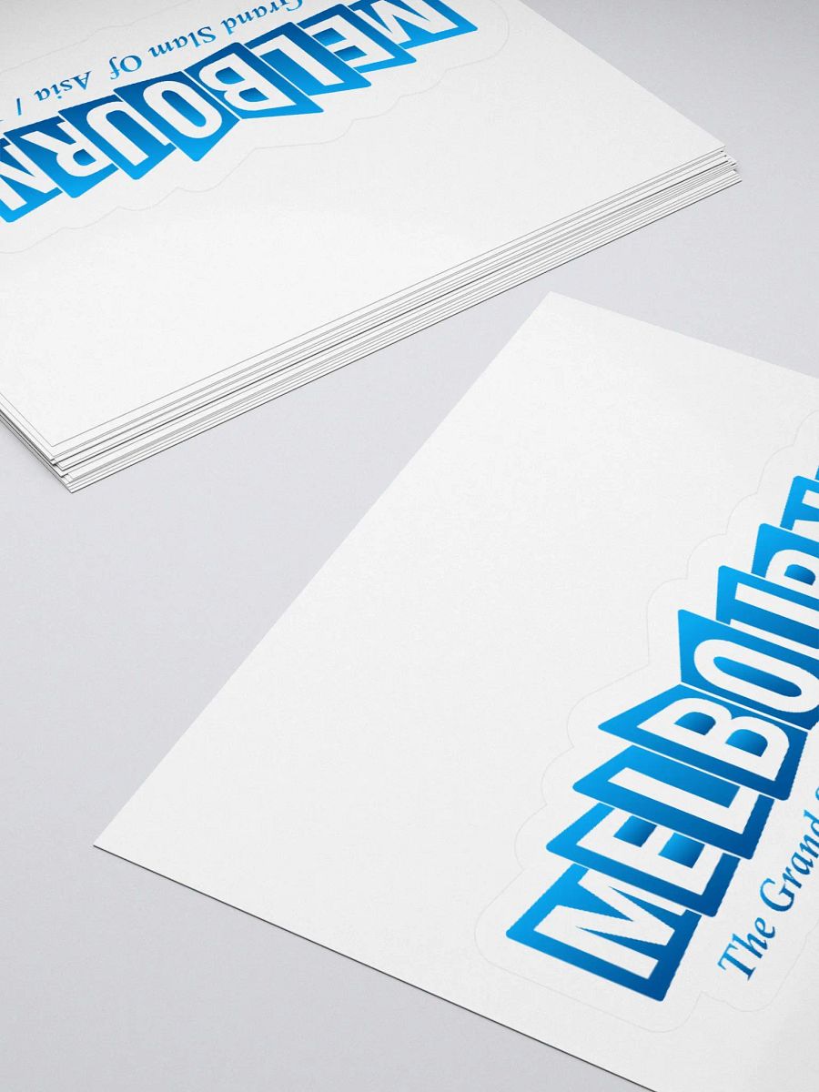 Melbourne Grand Slam Kiss Cut Stickers product image (14)