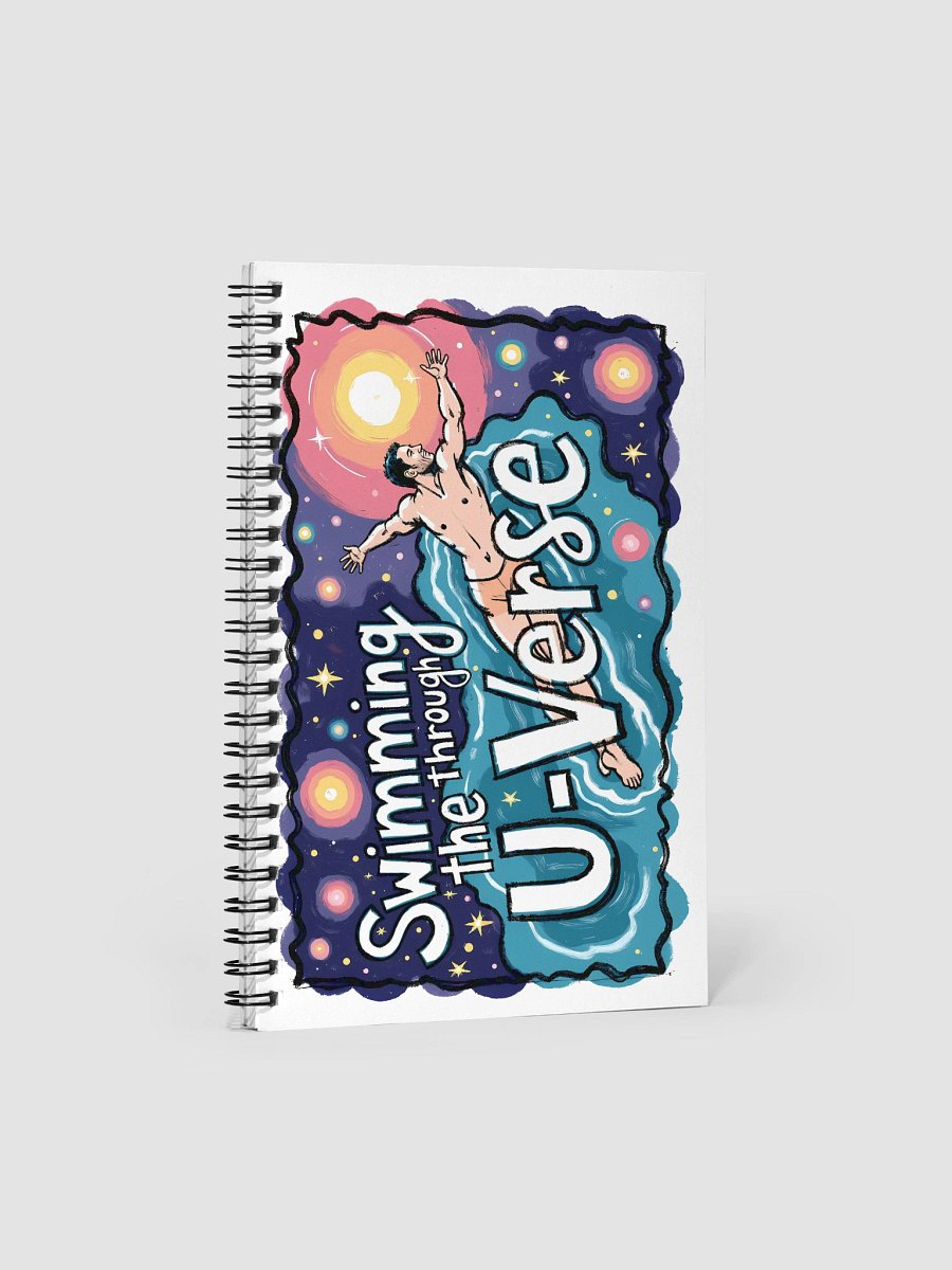 Stellar Journey: Swimming the U-Verse Spiral Notebook product image (1)
