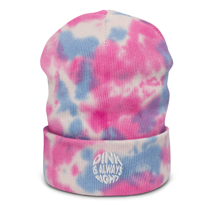 DINK IS ALWAYS RIGHT TIE DYE BEANIE product image (3)