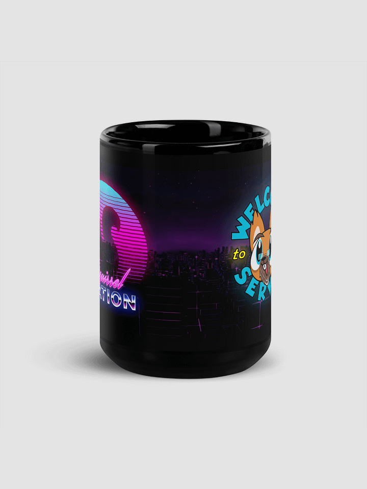 Welcome to the Server Black 15 oz Glossy Mug product image (1)