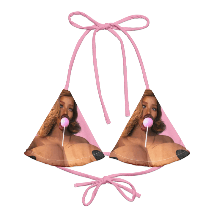 Plastic like candy bikini top product image (1)