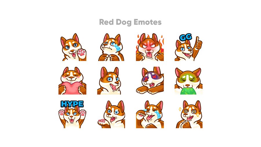 Dog Emotes 12-Pack product image (4)