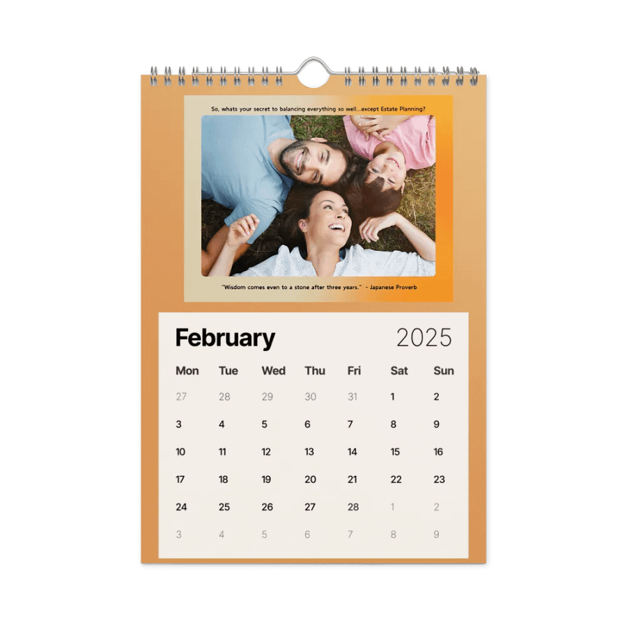 2025 Estate Planning Mindset Calendar (Bound Version) product image (3)