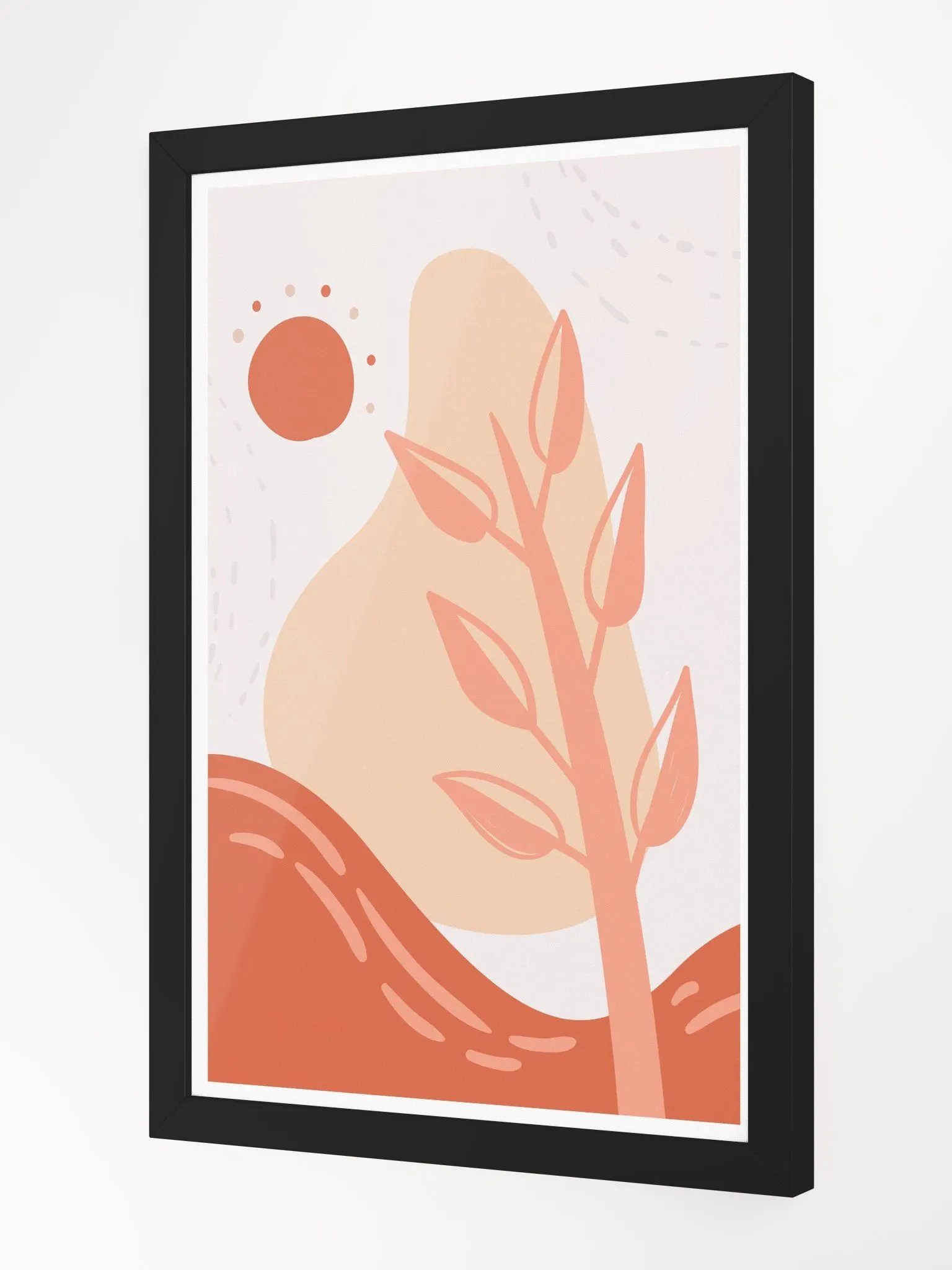 Vibrant Ayous Wood Framed Matte Poster product image (10)