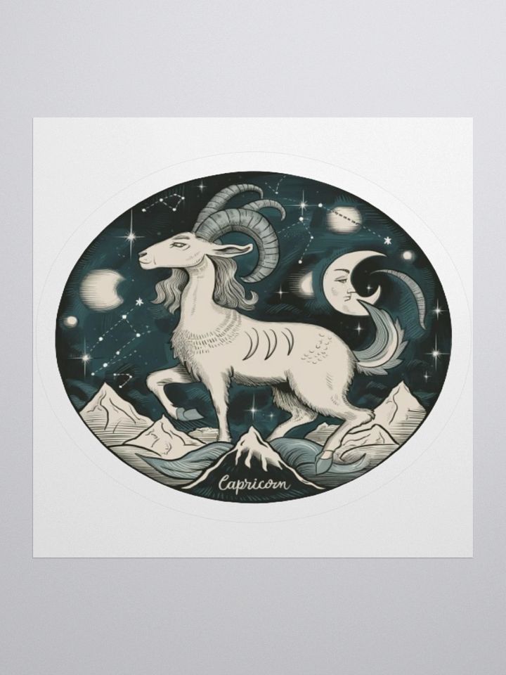 Capricorn Kiss-Cut Sticker product image (2)