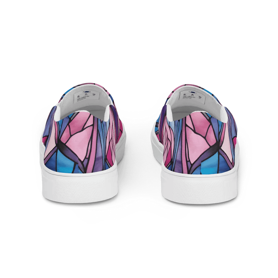 Geometric Glow Men's Slip-On Canvas Shoes product image (4)