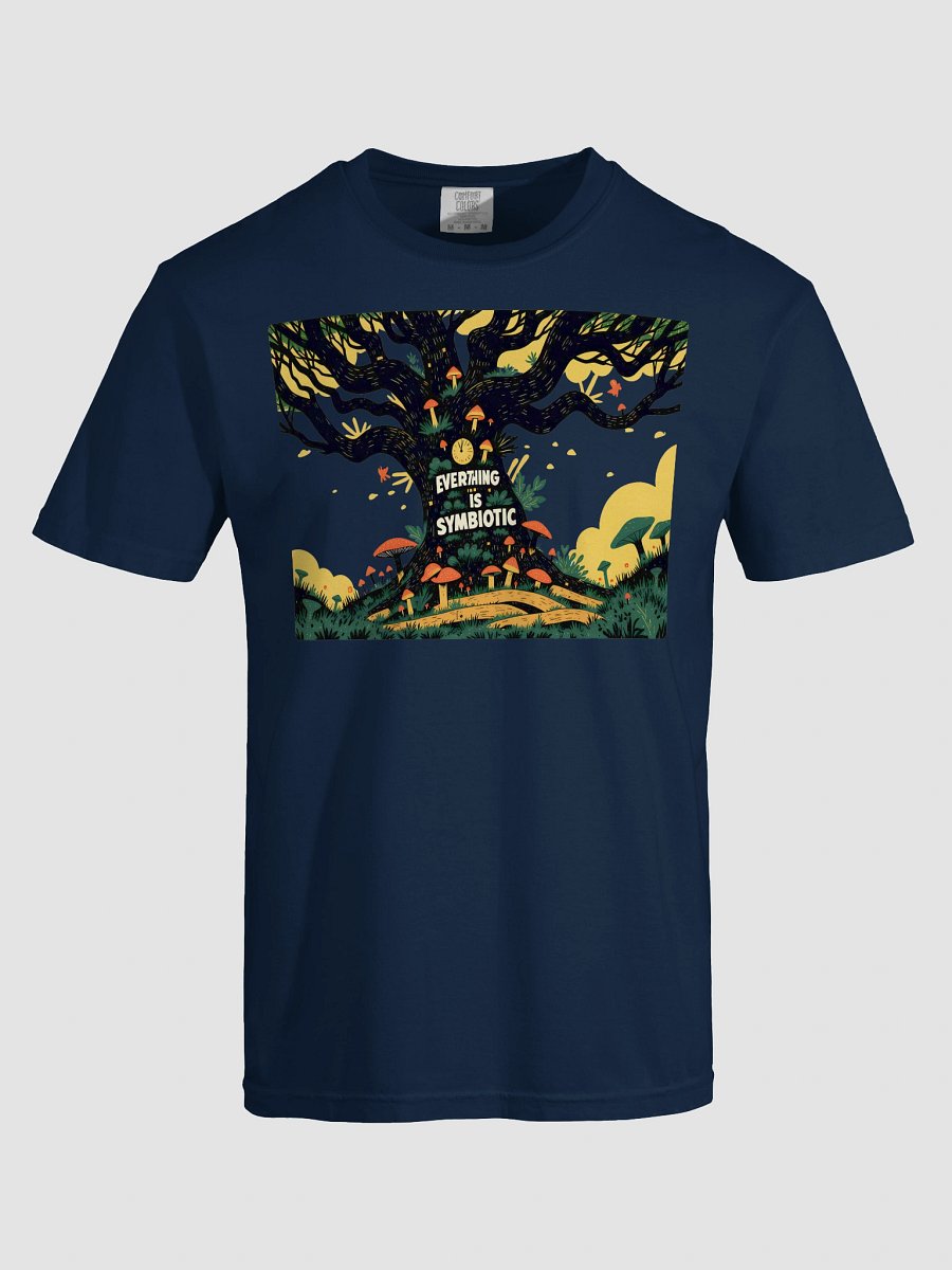 Symbiotic Nature - Tree & Mushroom Ecosystem Heavyweight T-Shirt product image (42)