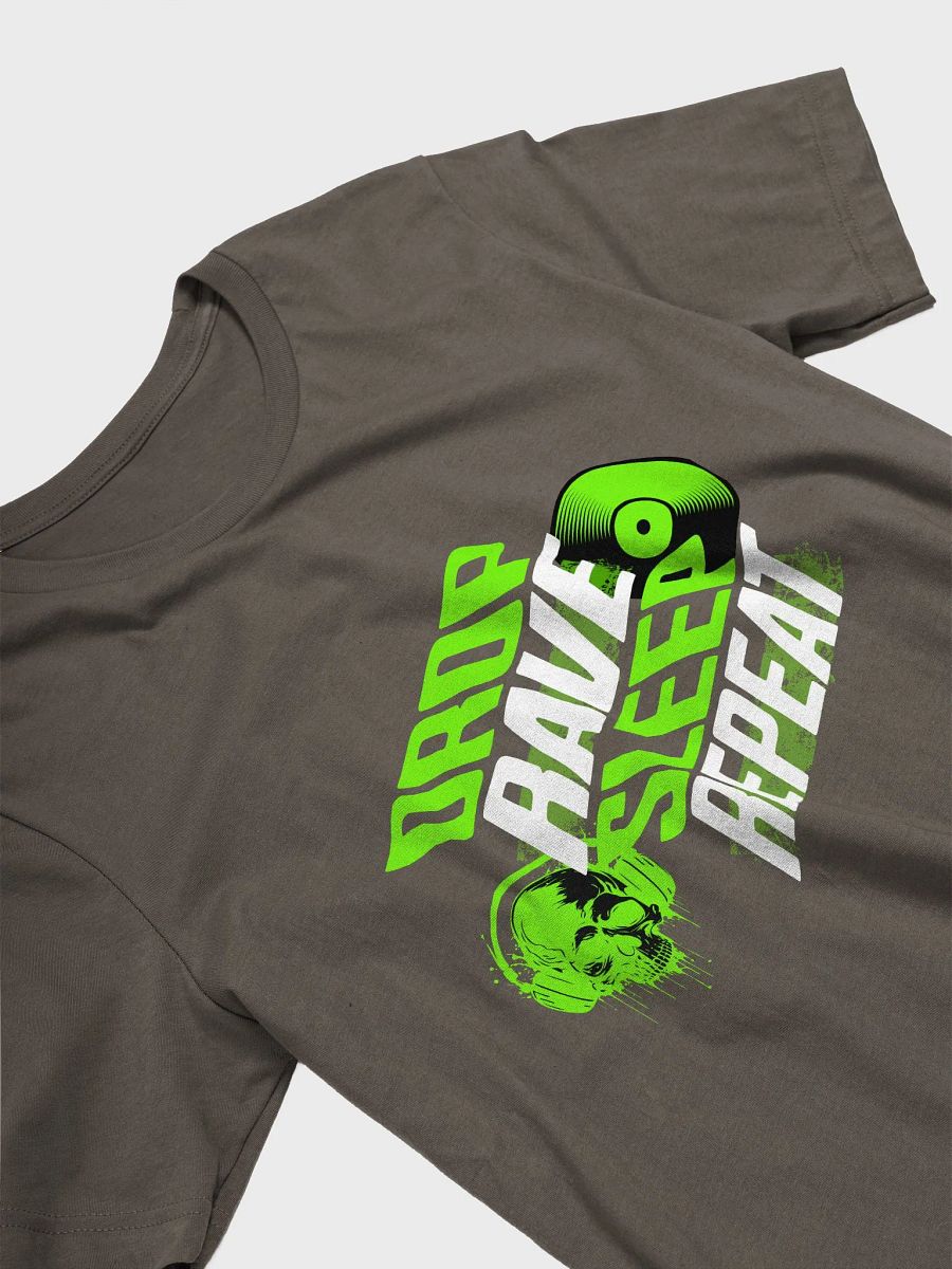 Rave Skull Vinyl T-Shirt Drop, Rave, Sleep, Repeat product image (4)