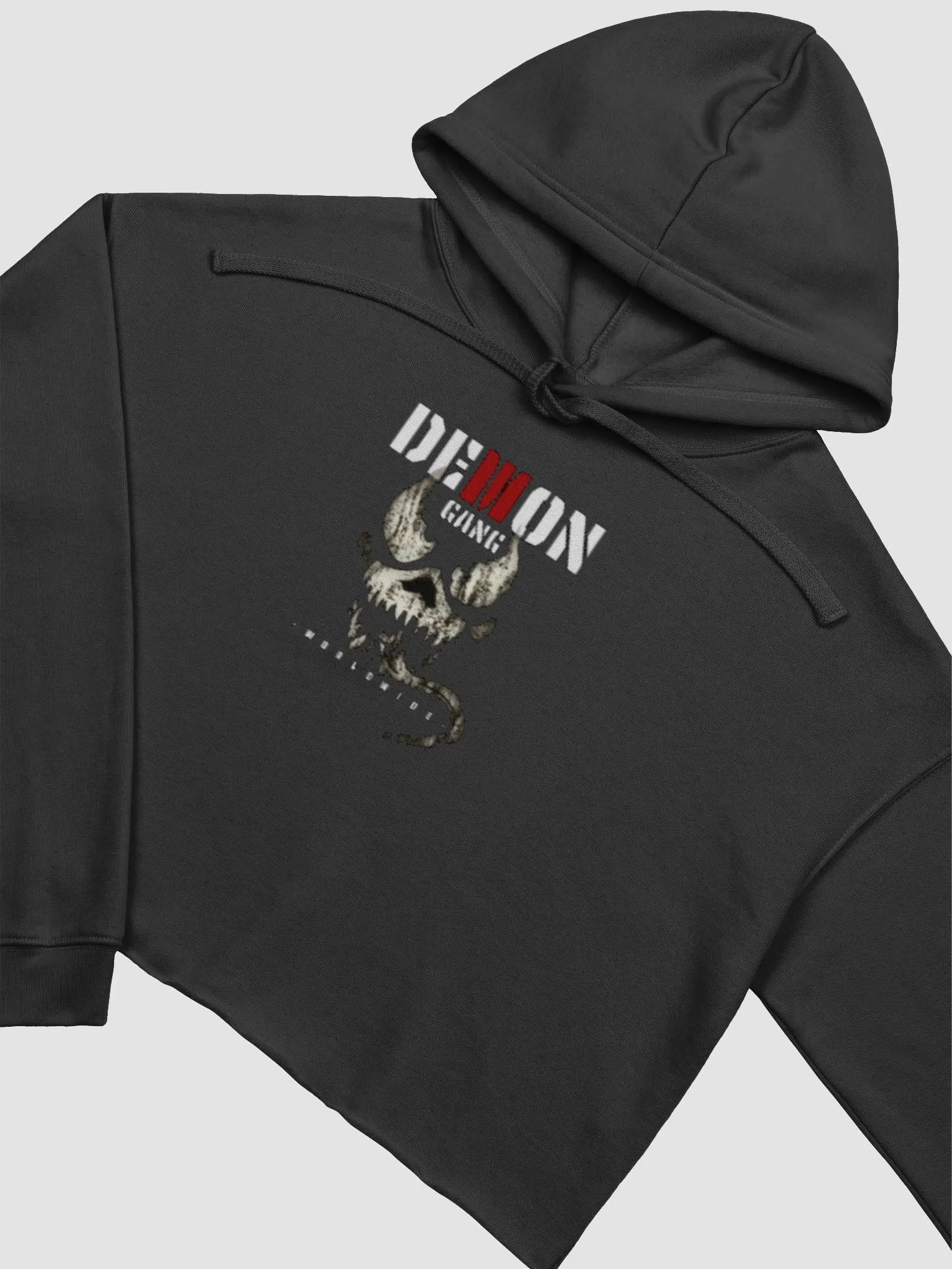 Demon gang collective crop top hoodie product image (3)