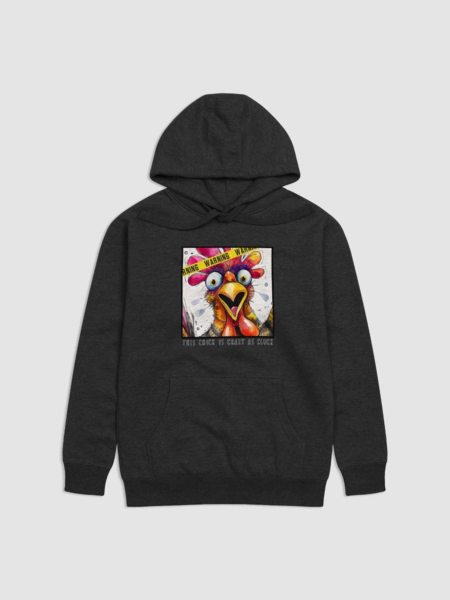 Crazy as cluck chicken Cotton Heritage Adult Unisex Hoodie product image (1)