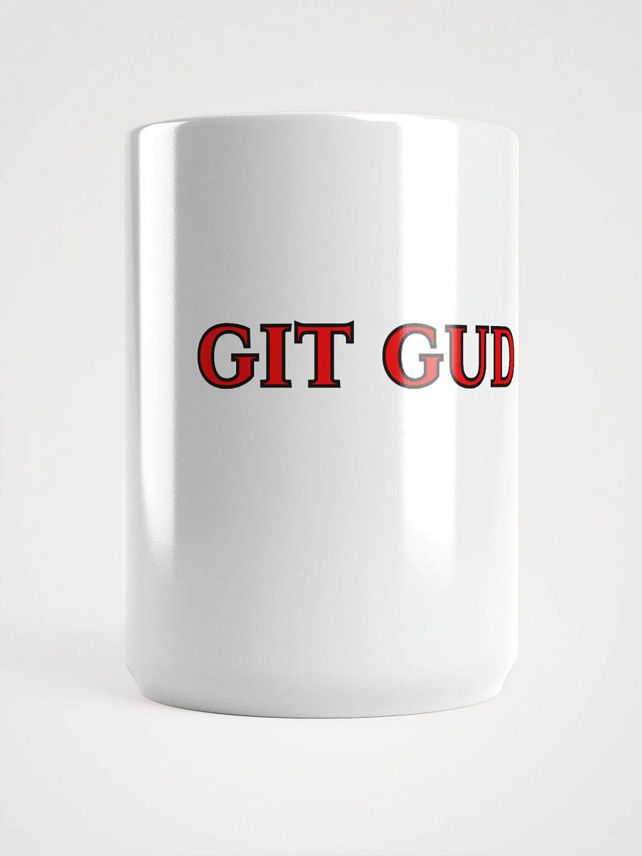 Mug "GIT GUD" White & RED product image (5)