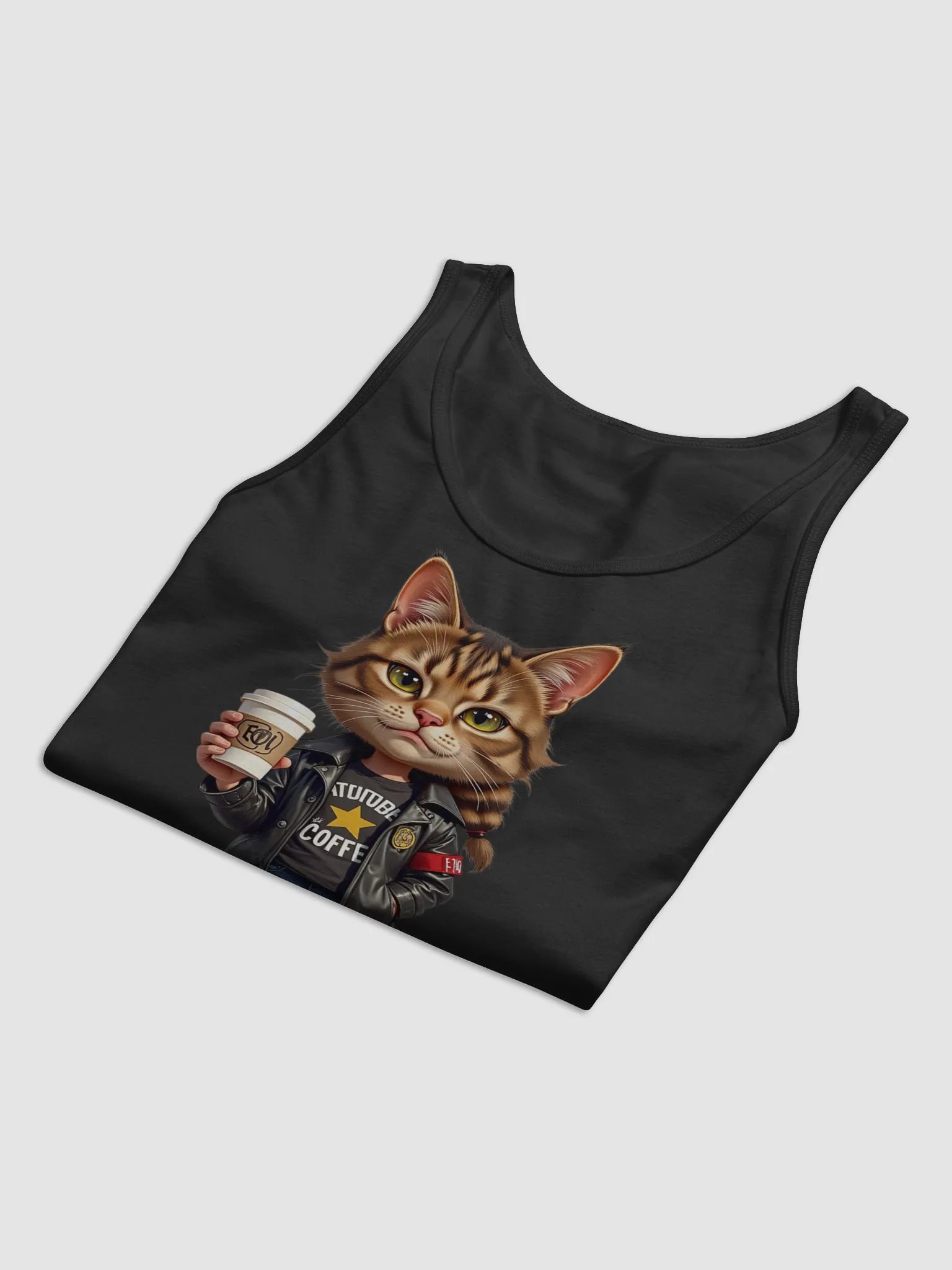 Confident Cat Coffee Tank product image (21)