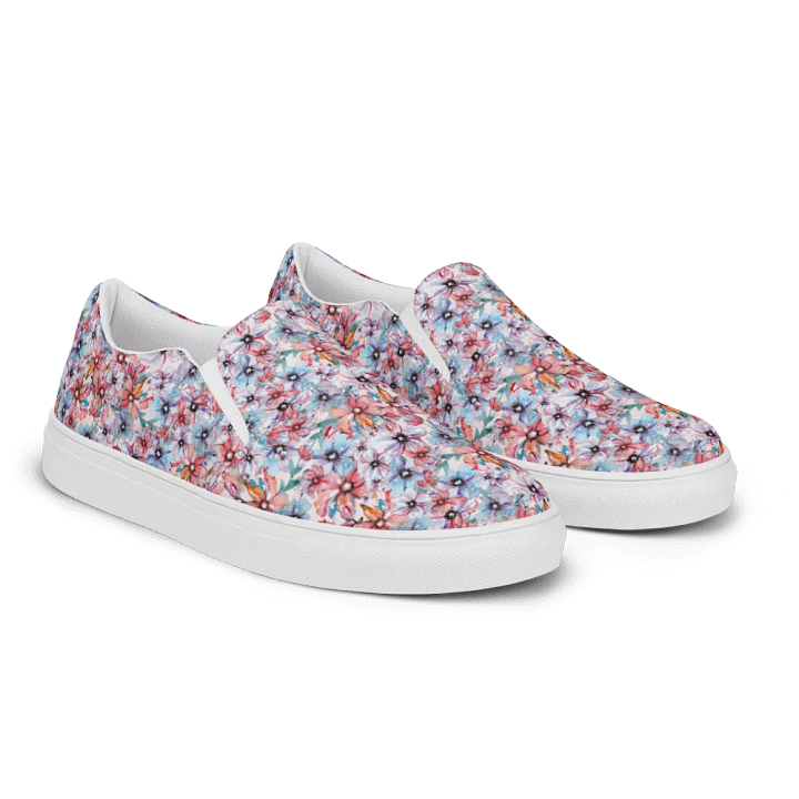 Flower Garden Women Canvas Shoes product image (2)