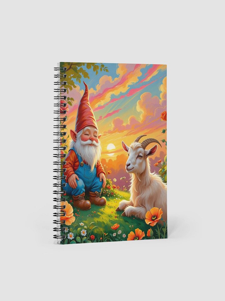 Enchanted Gnome Spiral Notebook product image (1)