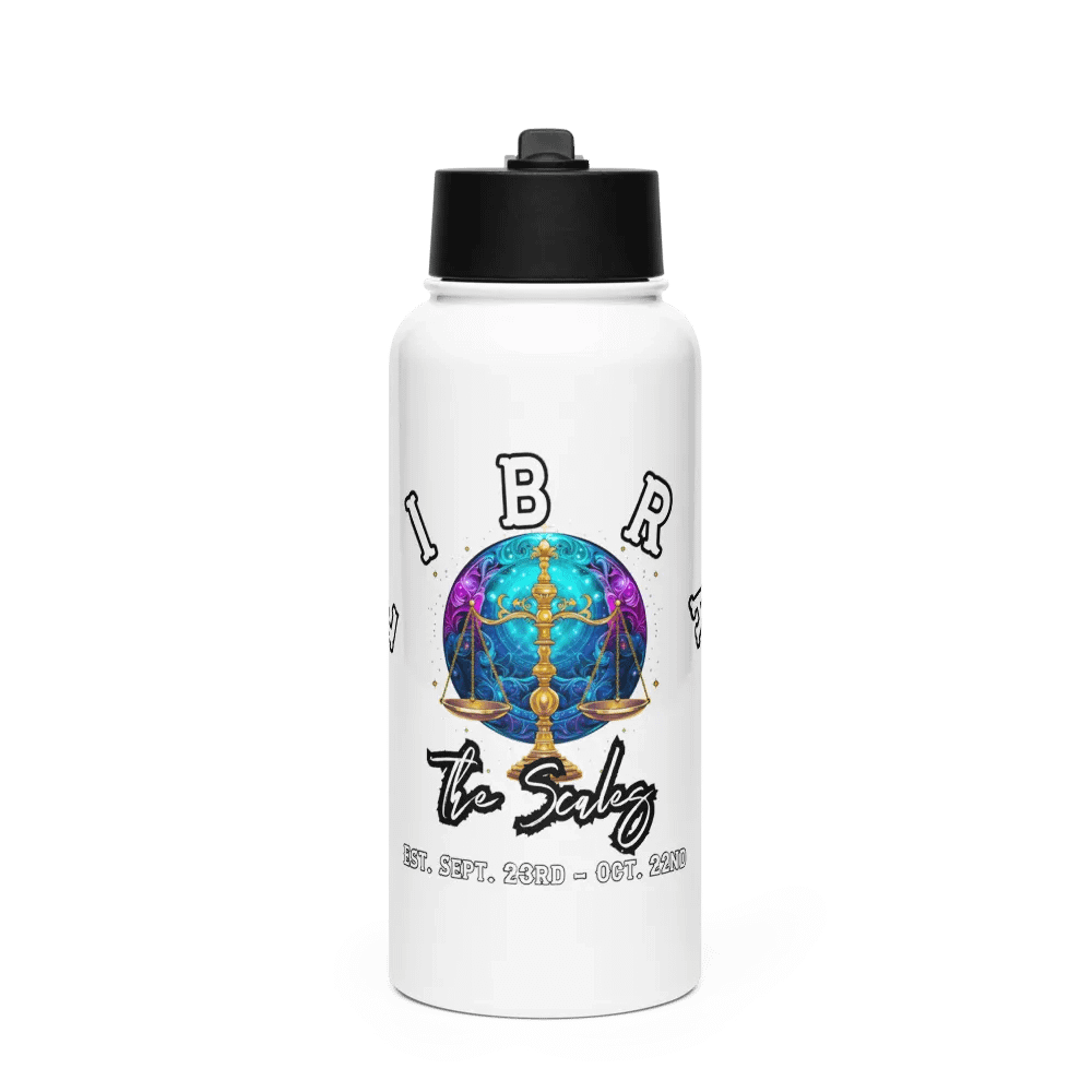 Libra - Zodiac Sports Stainless Steel Water Bottle product image (1)