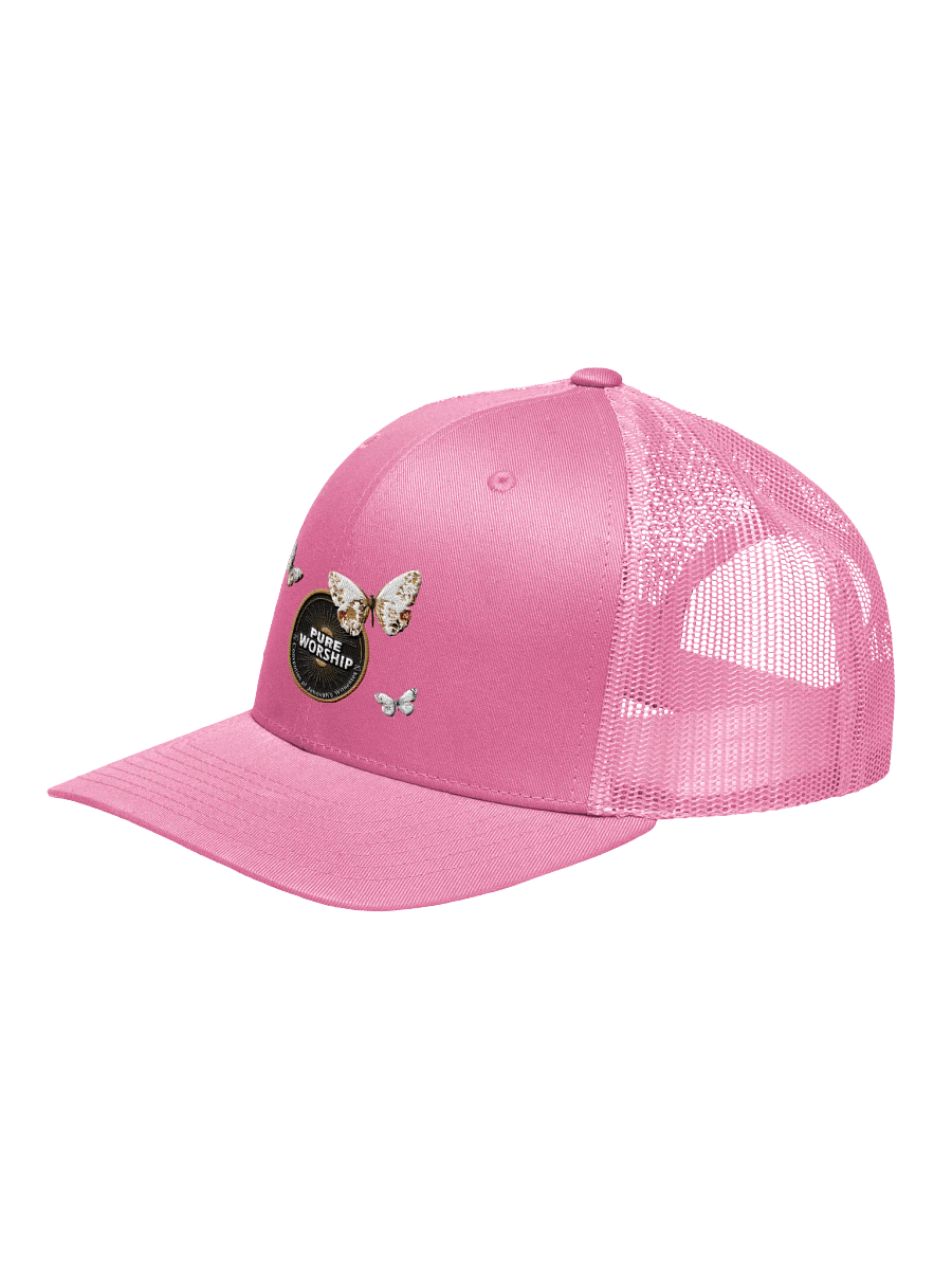 Embroidered Pure Worship Butterfly Trucker Hat – 2025 Jehovah’s Witnesses Regional Convention Keepsake product image (4)