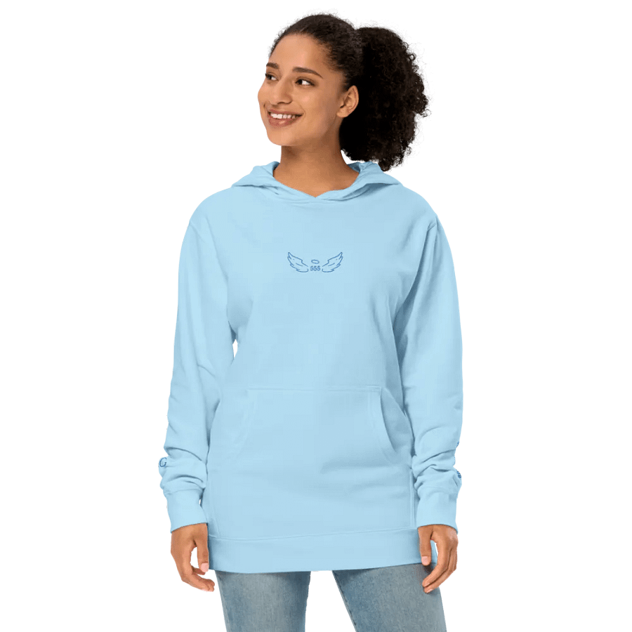 Independent Hoodie 555 Hoodie - Aqua Teal Thread Embroidery product image (12)