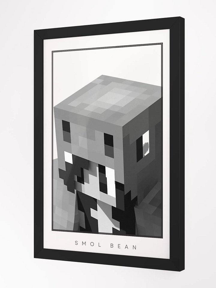 Framed Smol Bean Print product image (1)