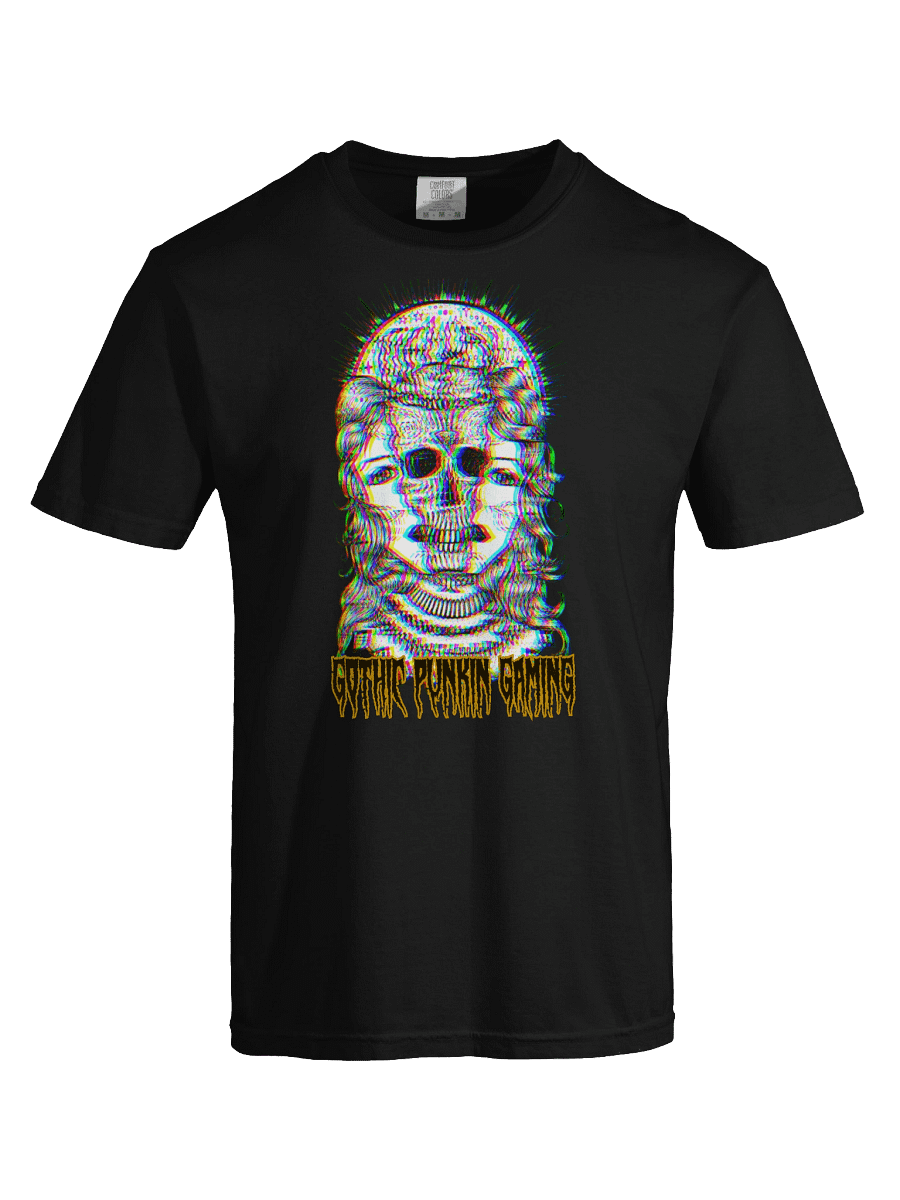 Men's Glitch Skull Gothic Punkin T-Shirt product image (22)
