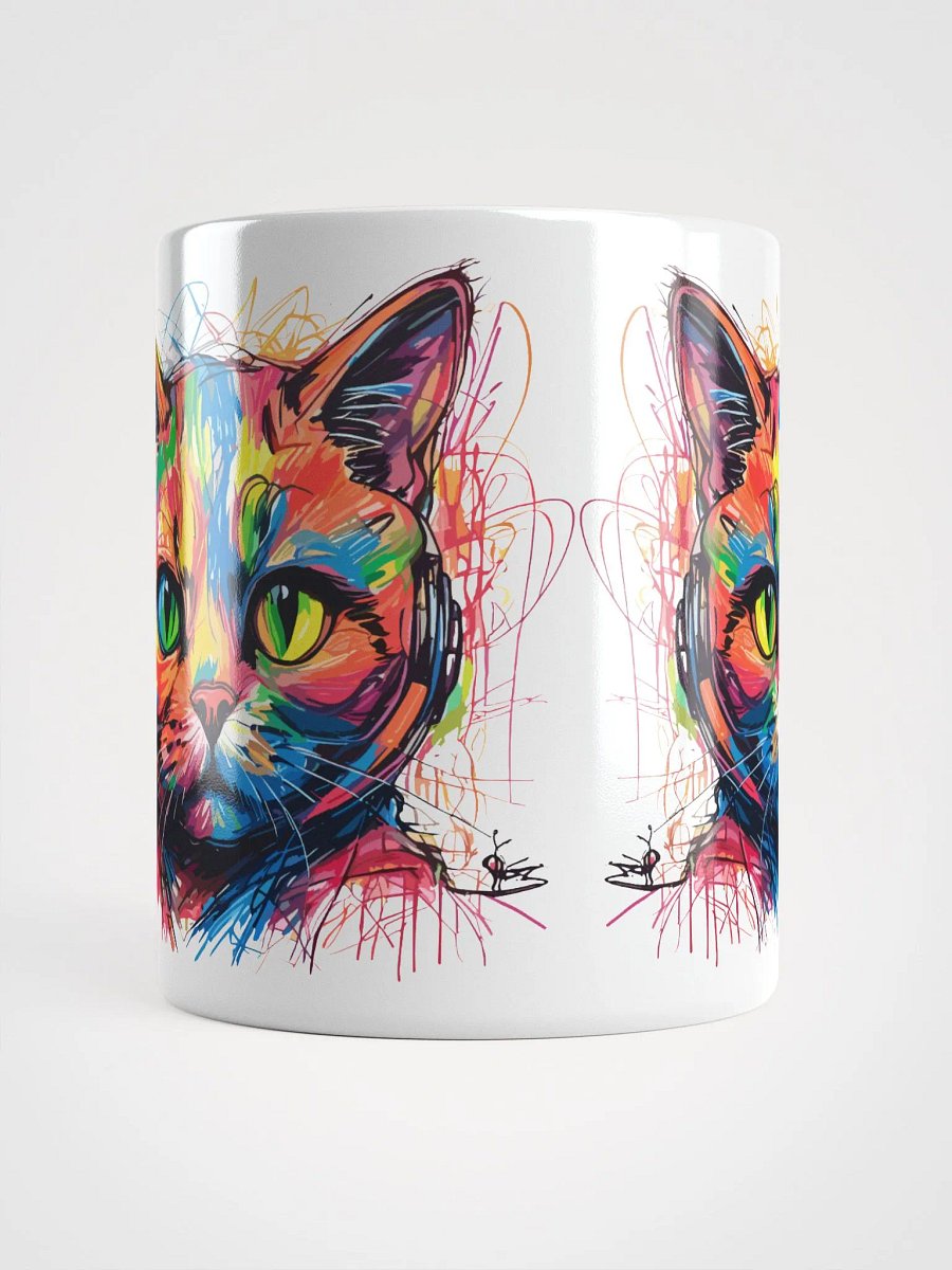 Graffiti Scribbles Cat 10 , Mug product image (10)