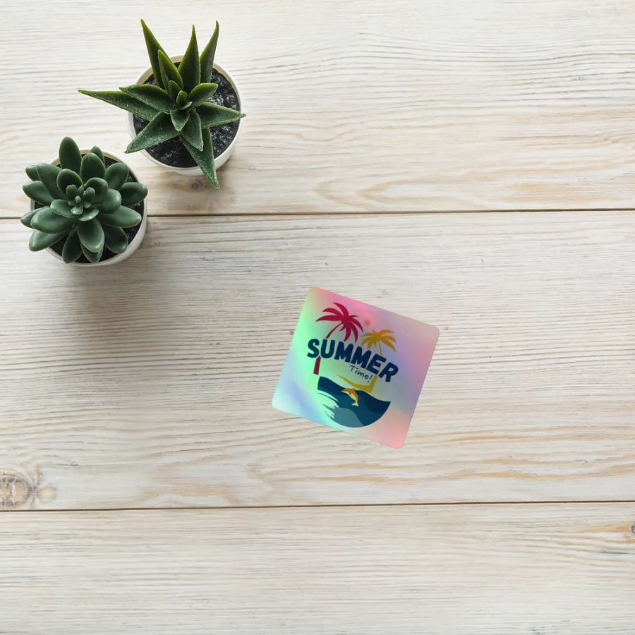Summer Vibes Holographic Sticker Pack product image (10)