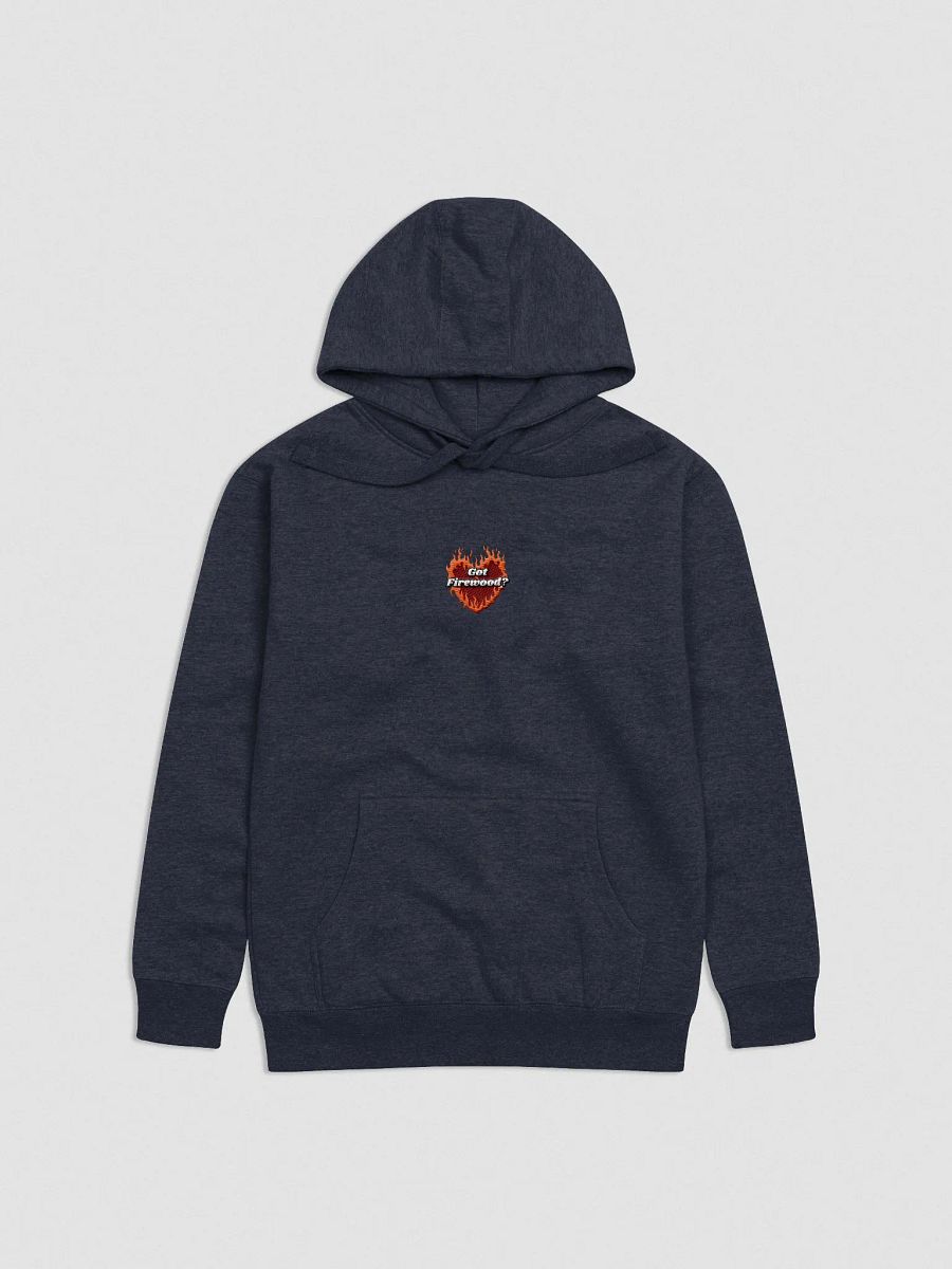 Flaming Heart - Got Firewood? | Embroidered Hoodie product image (17)