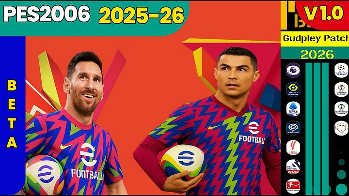 PES 6 - Gudpley Patch Season 2026 V.1 Beta (PC) | FREE DOWNLOAD