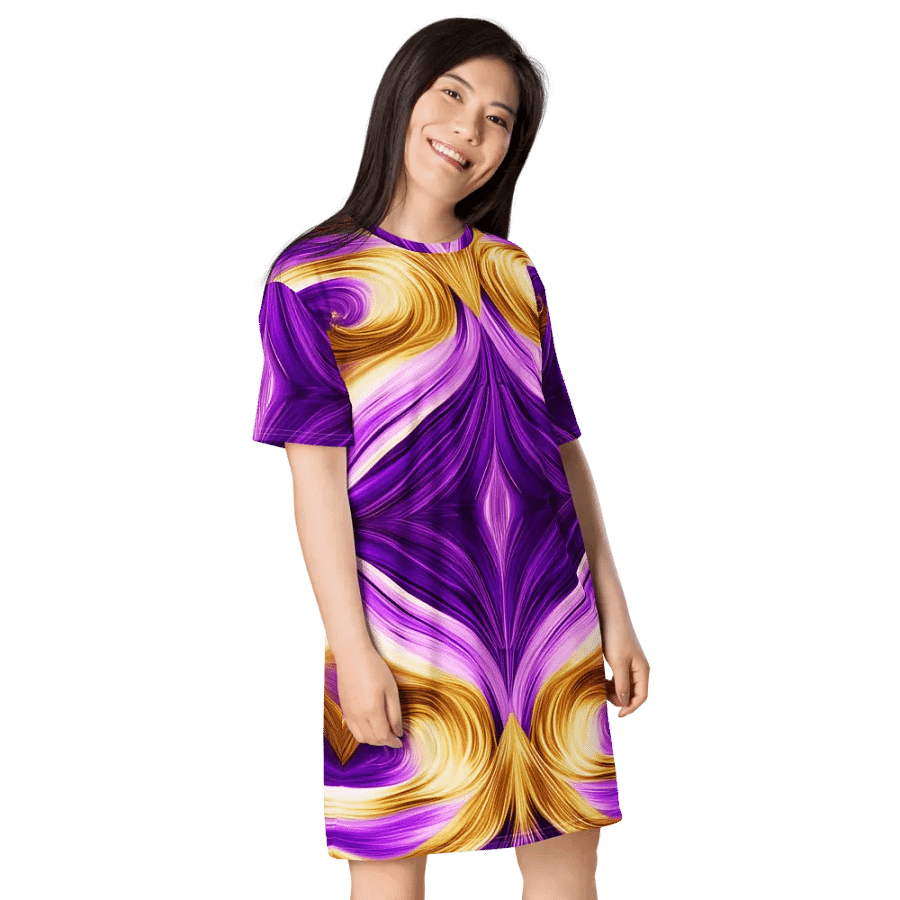 Swirl Spirit T Shirt Dress product image (1)