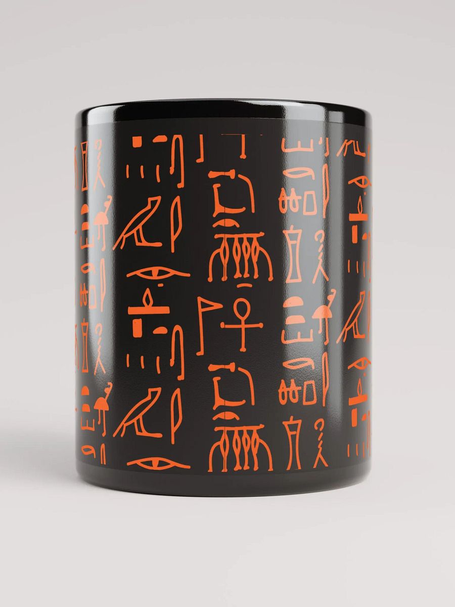 Majestic Egyptian Red Hieroglyphs Mug product image (5)