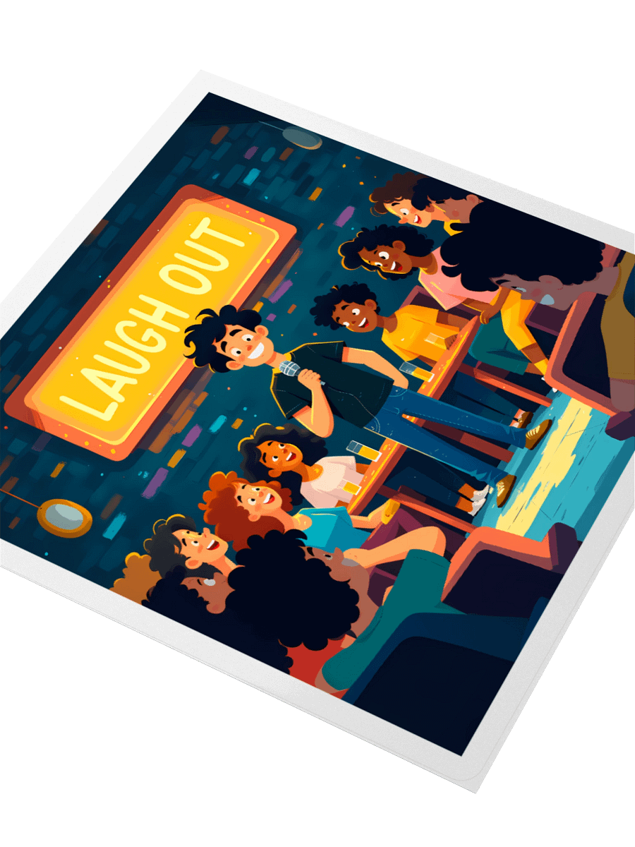 Laugh Out Loud Comedy Club – Hilarious Night Sticker product image (7)