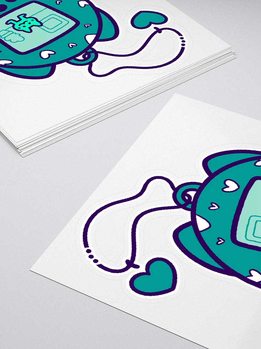 Lovely Digital Meow Sticker 2 - Teal product image (11)