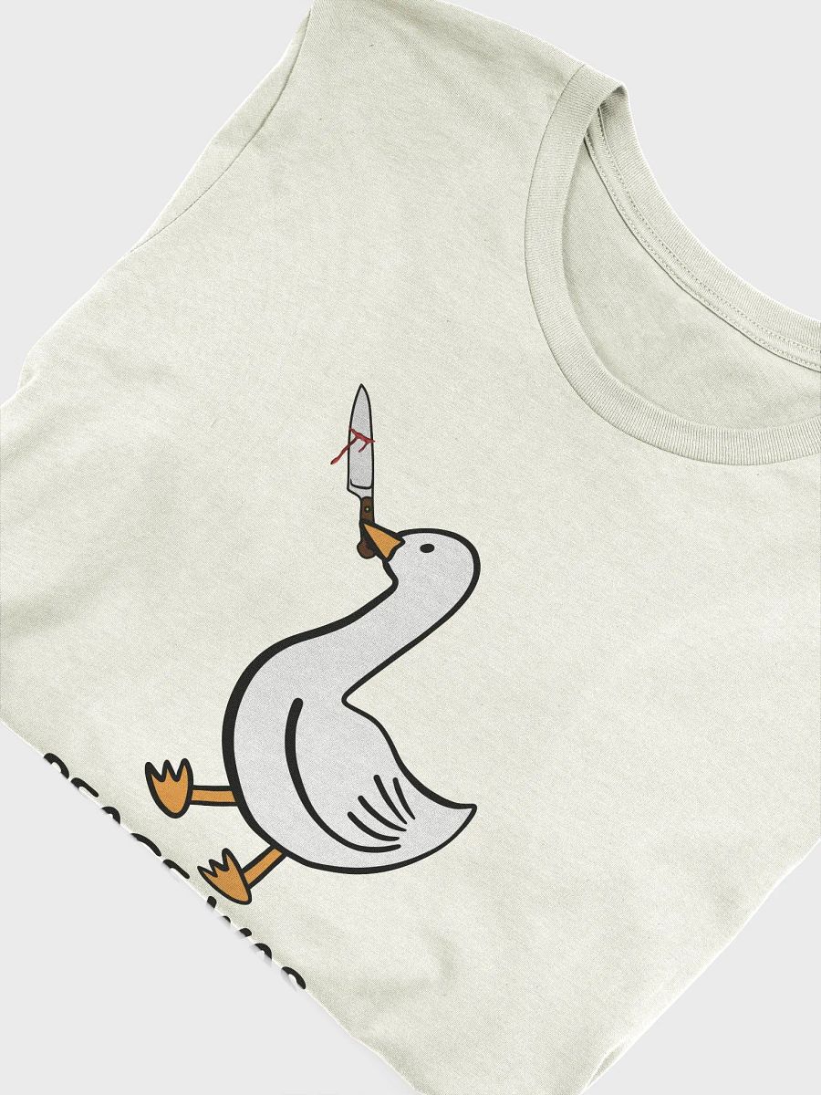 Quirky Goose Cartoon Knife T-Shirt product image (30)