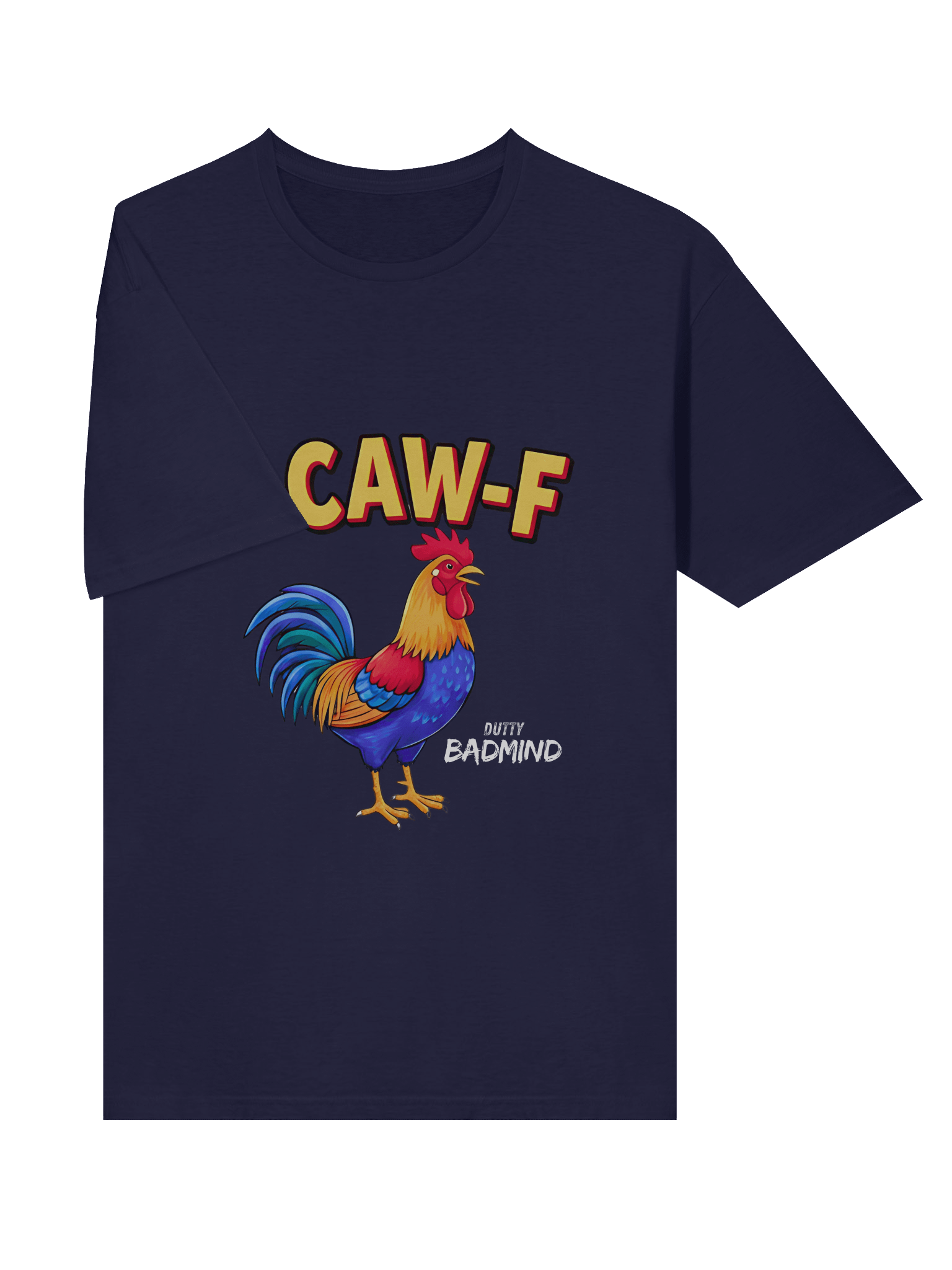 Funny Rooster T-Shirt – Big Rooster Graphic Tee with “F-CAW-F” Slogan – Farm Humor Shirt, Gag Gift product image (62)