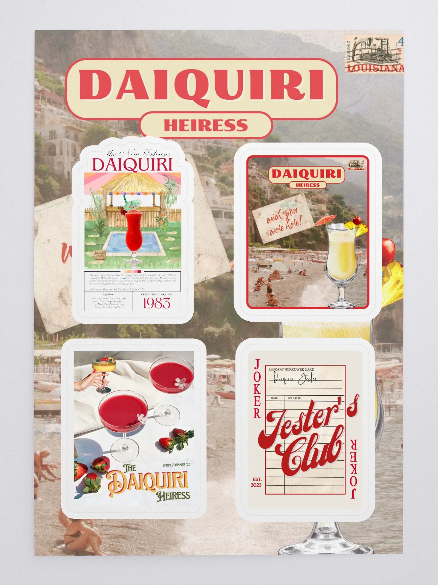 DAIQUIRI SPRING/SUMMER 25 STICKER SET product image (3)