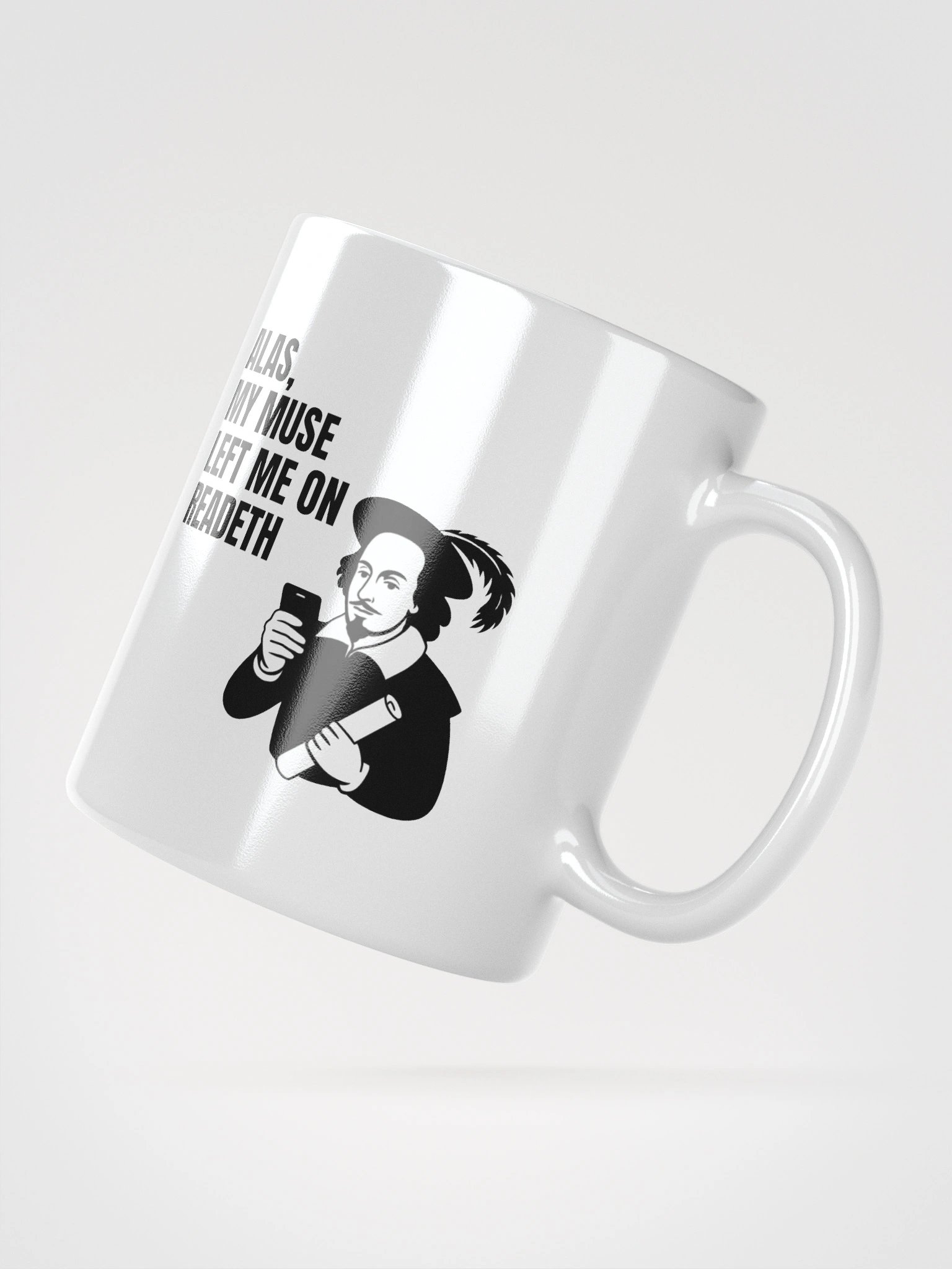Funny Shakespeare Muse Quote Mug product image (7)
