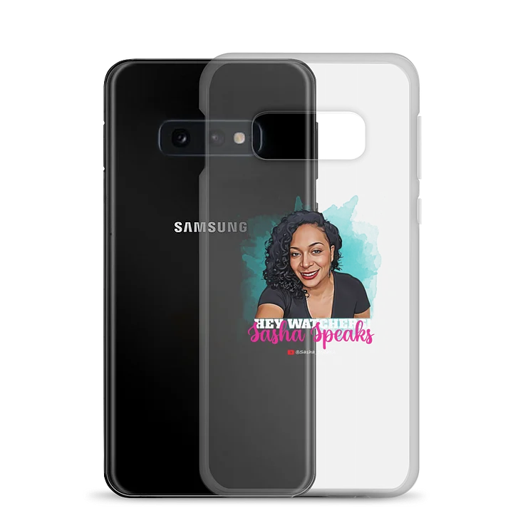 Sashas Clear Samsung Case product image (2)