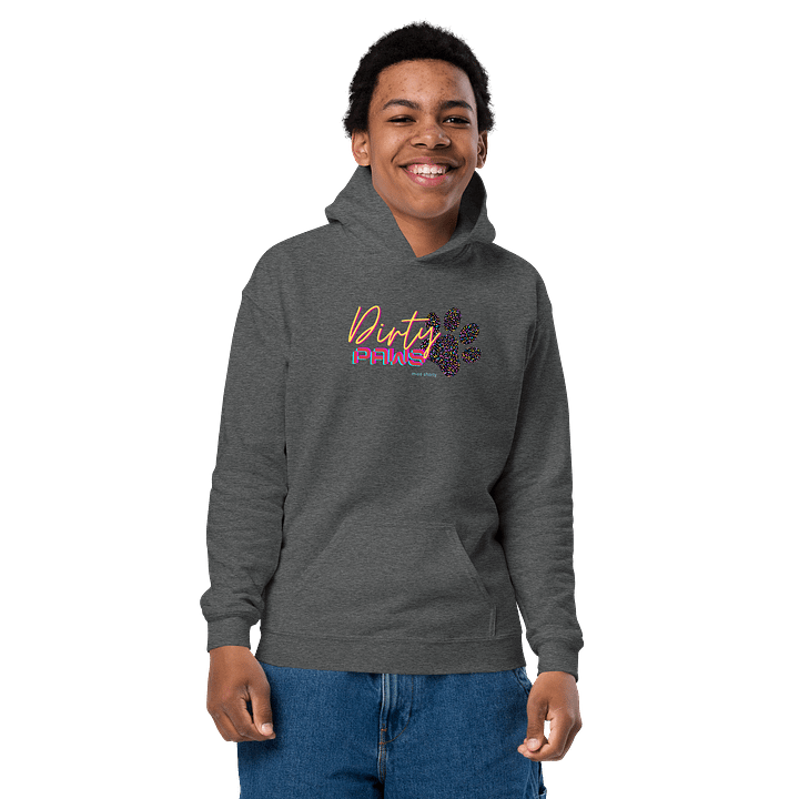 Dirty Paws Hoodie - Pink Youth product image (12)