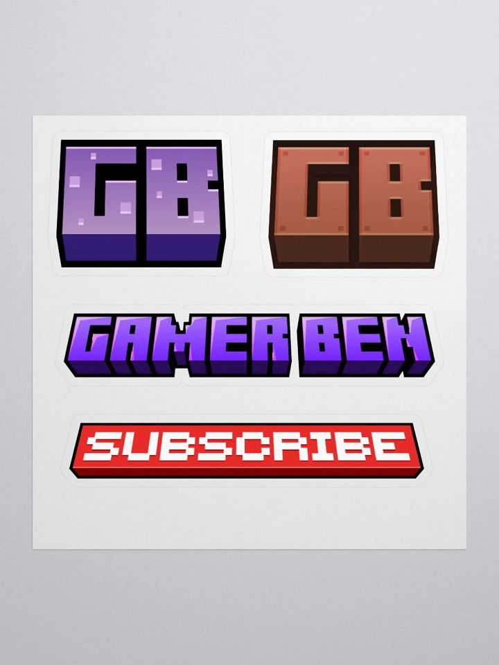 Gamer Ben Sticker Pack product image (1)